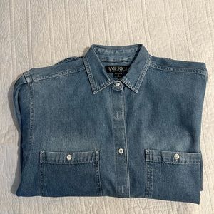 Perry Ellis America Women’s Denim Shirt